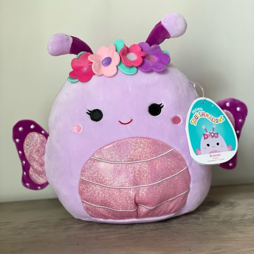 Brenda Flower Crown Butterfly 8in Squishmallow